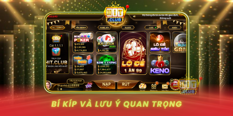 Keno Lẻ Chẵn HitClub - Bí Quyết Dành Chiến Thắng 3 Bi Kip Va Luu Y Quan Trong