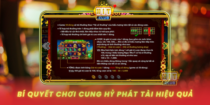 Bi Quyet Choi Cung Hy Phat Tai Hieu Qua