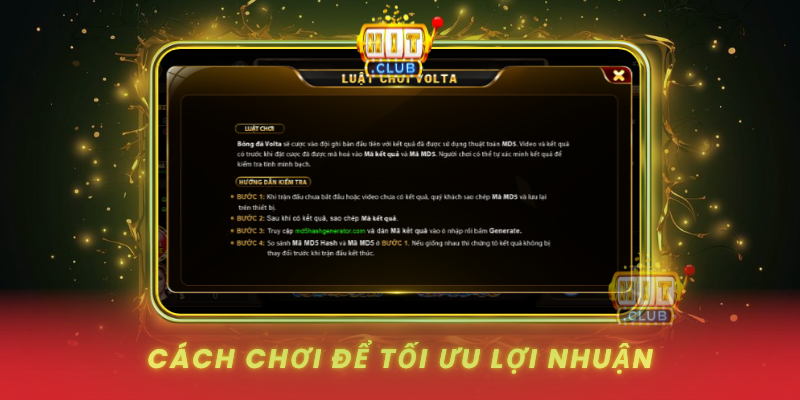Cach Choi De Toi Uu Loi Nhuan