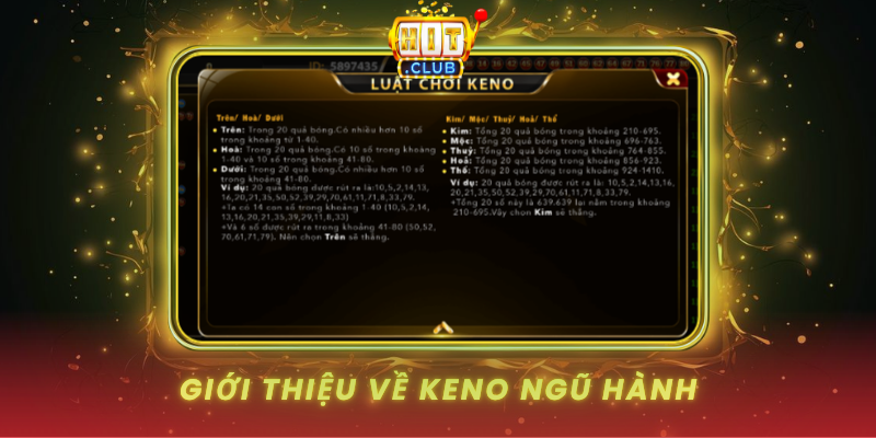 Gioi Thieu Ve Keno Ngu Hanh