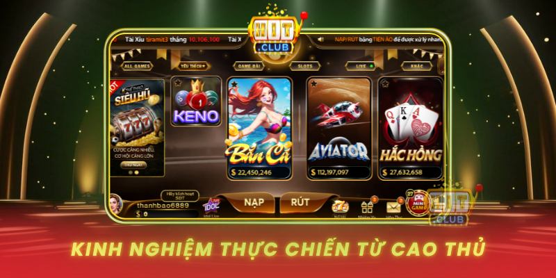 Keno Rồng Hổ HitClub - Phương Pháp Chơi Đỉnh Cao 3 Kinh Nghiem Thuc Chien Tu Cao Thu