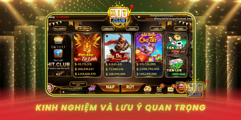 Kinh Nghiem Va Luu Y Quan Trong 0