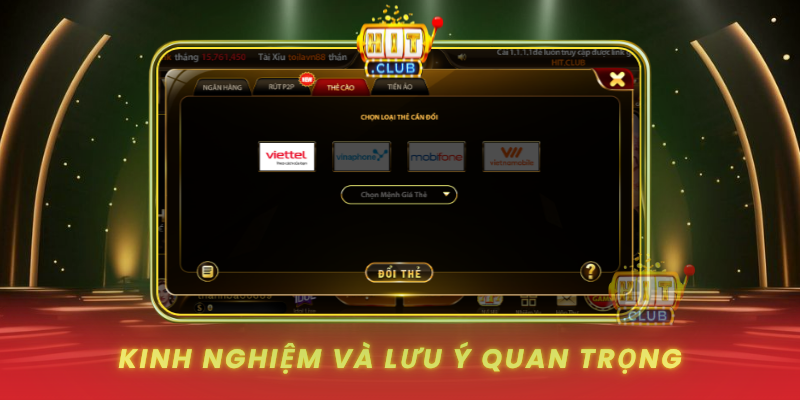 Kinh Nghiem Va Luu Y Quan Trong