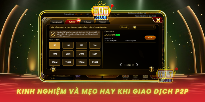 Kinh Nghiem Va Meo Hay Khi Giao Dich P2P