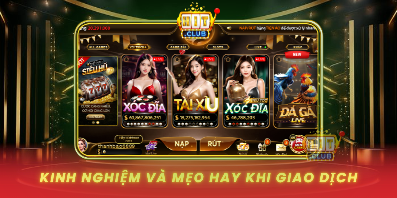 Kinh Nghiem Va Meo Hay Khi Giao Dich