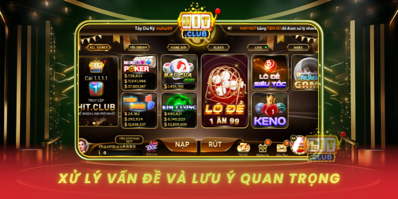 Xu Ly Van De Va Luu Y Quan Trong